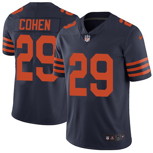 Nike Bears #29 Tarik Cohen Navy Blue Alternate Youth Stitched NFL Vapor Untouchable Limited Jersey